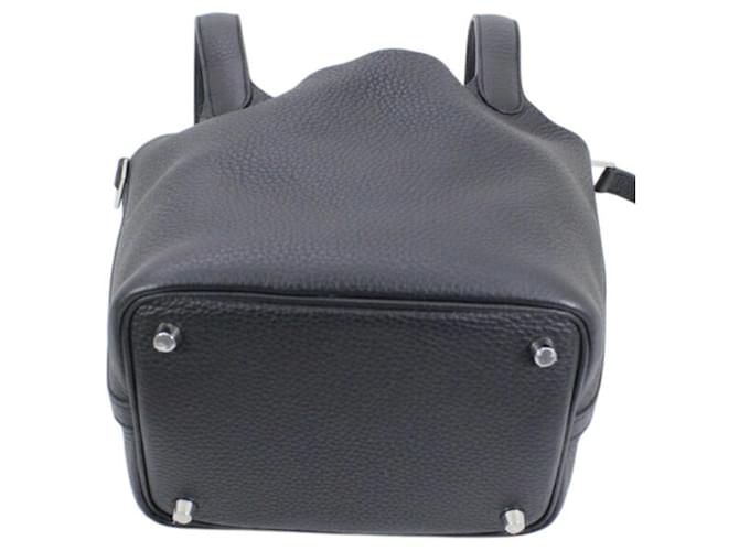 Borsa Hermès Picotin Lock PM 18 Nero - vista 9