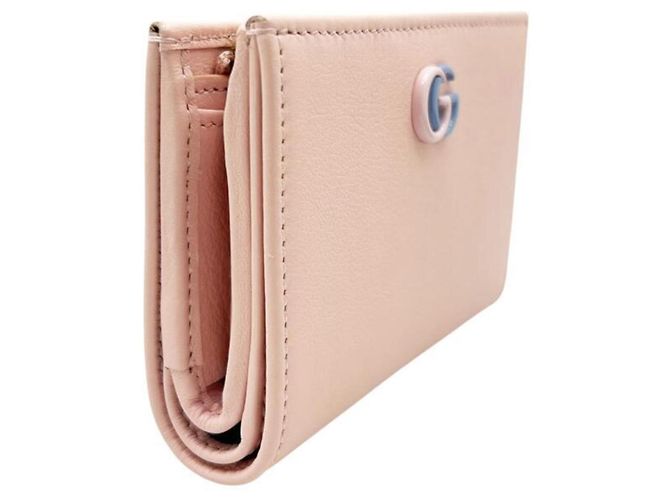 Billetera compacta bi-fold Gucci Rosa Azul - vista 3