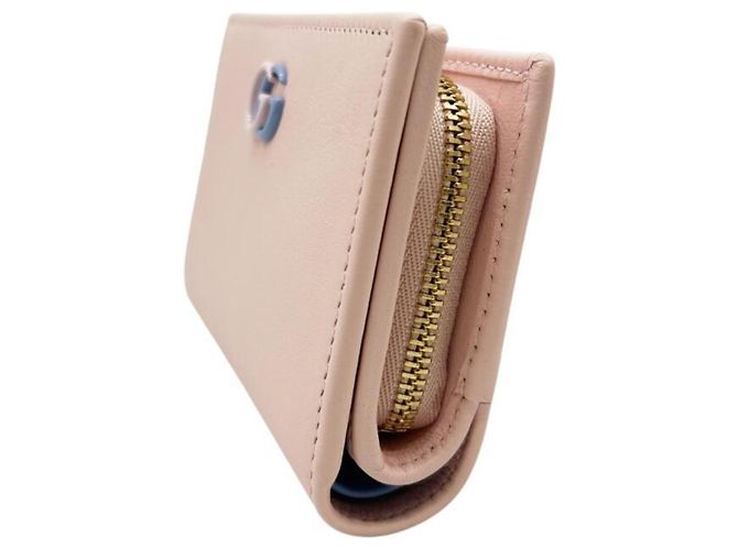 Billetera compacta bi-fold Gucci Rosa Azul - vista 4