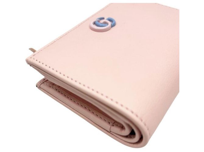 Billetera compacta bi-fold Gucci Rosa Azul - vista 6
