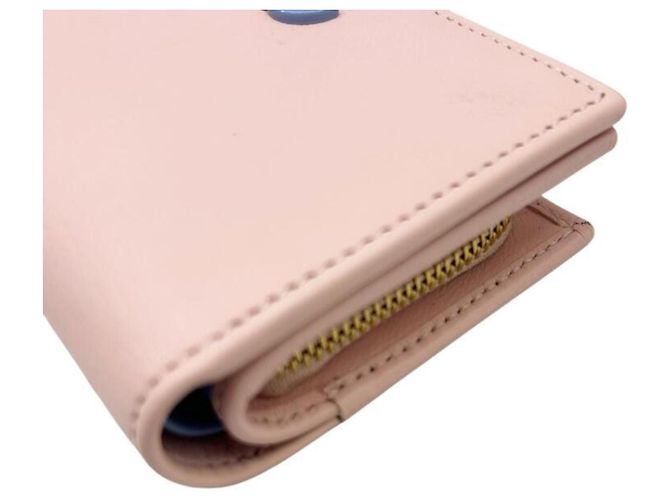 Billetera compacta bi-fold Gucci Rosa Azul - vista 7