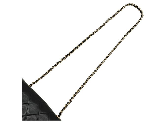 Borsa a Spalla Chanel Diana Matelassé Nera Nero - vista 12