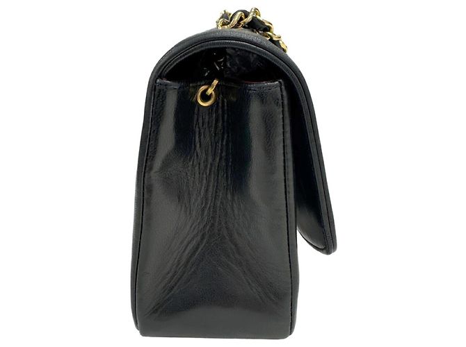 Borsa a Spalla Chanel Diana Matelassé Nera Nero - vista 3