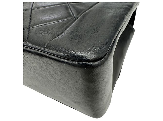 Borsa a Spalla Chanel Diana Matelassé Nera Nero - vista 8