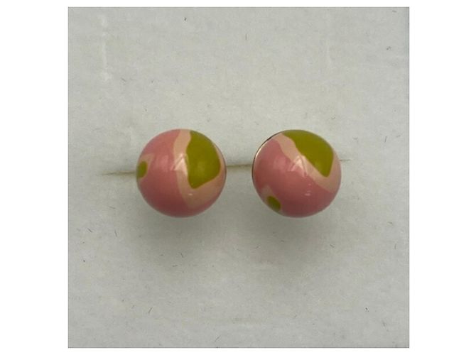 Orecchini Tribal Ball Stud di Christian Dior Rosa D'oro - vista 4