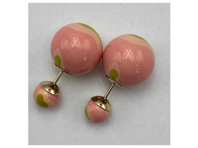 Orecchini Tribal Ball Stud di Christian Dior Rosa D'oro - vista 7