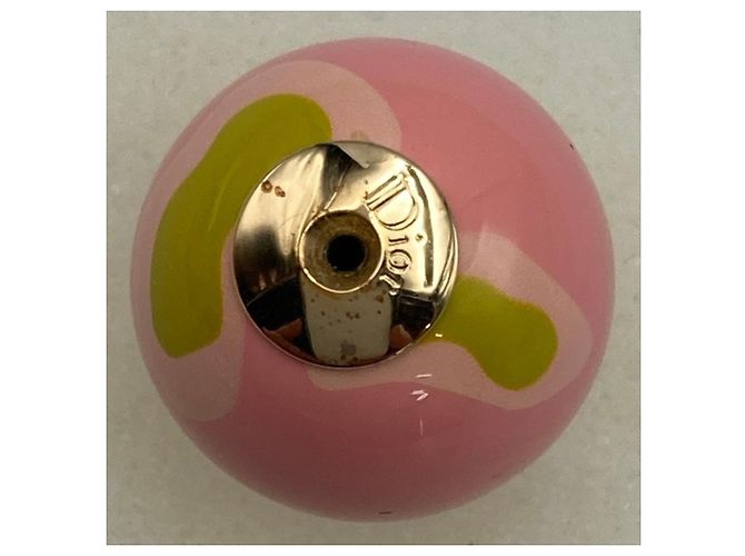 Orecchini Tribal Ball Stud di Christian Dior Rosa D'oro - vista 9