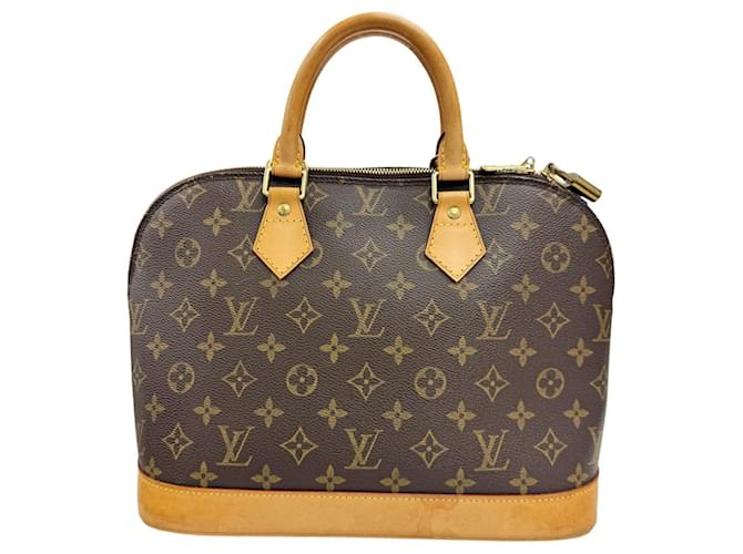 Borsa Alma PM Monogram Louis Vuitton Marrone - vista 2