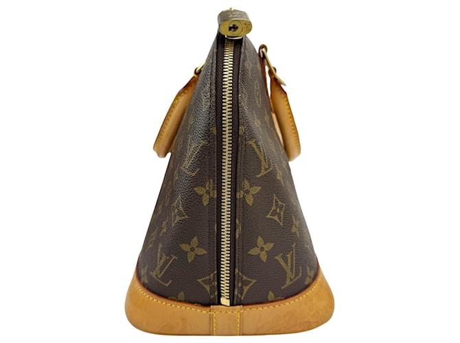 Borsa Alma PM Monogram Louis Vuitton Marrone - vista 4