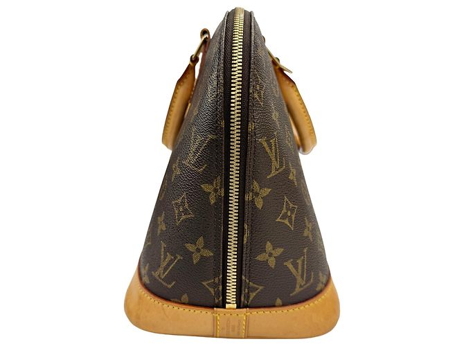 Borsa Alma PM Monogram Louis Vuitton Marrone - vista 5