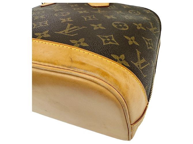 Borsa Alma PM Monogram Louis Vuitton Marrone - vista 7