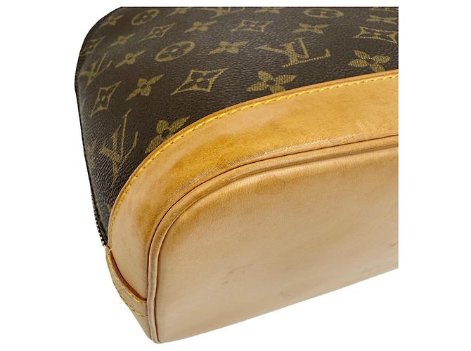 Borsa Alma PM Monogram Louis Vuitton Marrone - vista 8