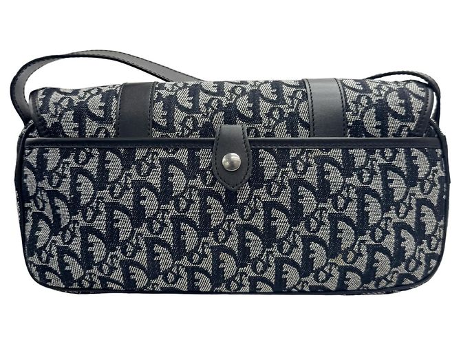 Borsa a Spalla Trotter Navy Christian Dior Nero - vista 2