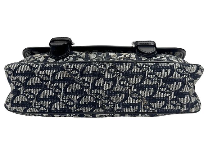 Borsa a Spalla Trotter Navy Christian Dior Nero - vista 3