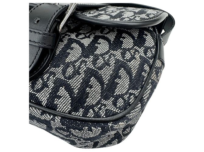 Borsa a Spalla Trotter Navy Christian Dior Nero - vista 4