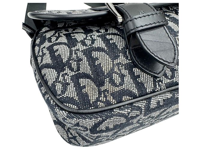 Borsa a Spalla Trotter Navy Christian Dior Nero - vista 5
