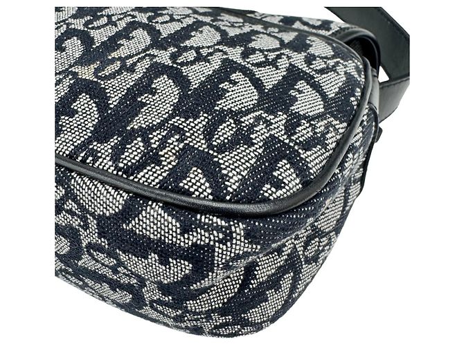Borsa a Spalla Trotter Navy Christian Dior Nero - vista 7