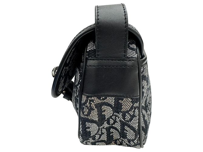 Borsa a Spalla Trotter Navy Christian Dior Nero - vista 9