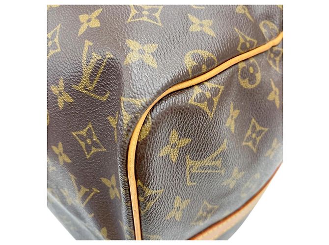 Louis Vuitton Monogram Keepall Bandoulière 55 Marrone - vista 8