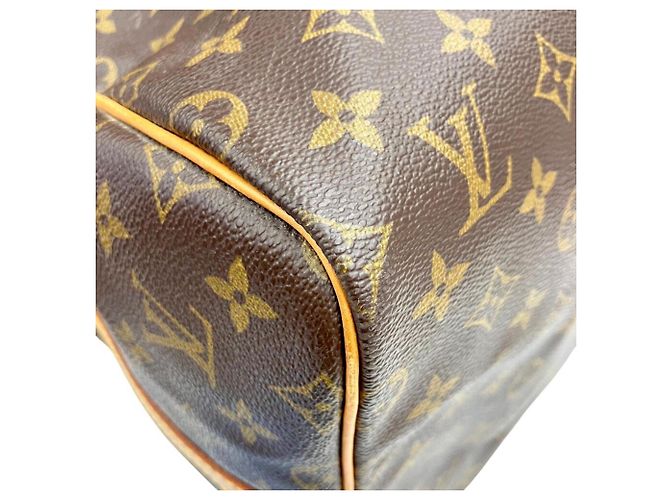 Louis Vuitton Monogram Keepall Bandoulière 55 Marrone - vista 9