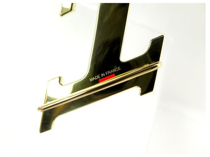 Hermès NEUE HERMES H SPEED 32MM BROSSE GOLD METALL GÜRTELSCHNALLE Golden - Ansicht 4