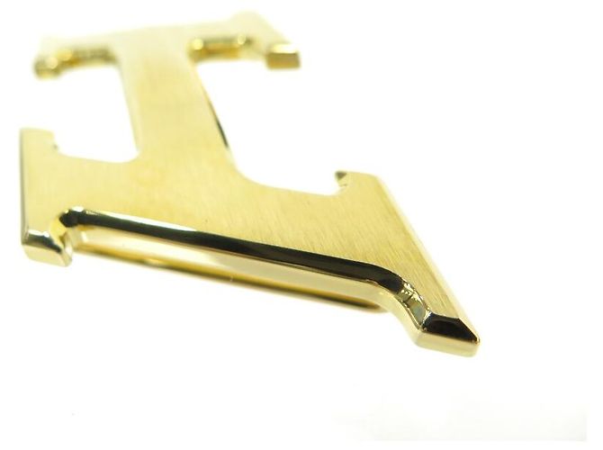 Hermès NEUE HERMES H SPEED 32MM BROSSE GOLD METALL GÜRTELSCHNALLE Golden - Ansicht 6