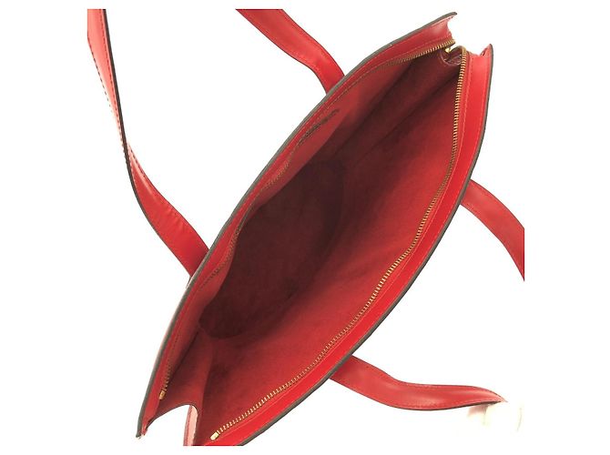 Louis Vuitton Saint Jacques Epi Handtasche Rot - Ansicht 10