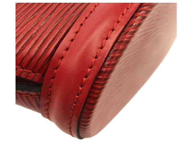 Louis Vuitton Saint Jacques Epi Handtasche Rot - Ansicht 3