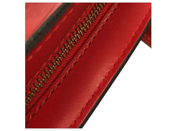 Louis Vuitton Saint Jacques Epi Handtasche Rot - Ansicht 5