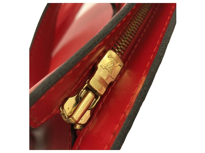 Louis Vuitton Saint Jacques Epi Handtasche Rot - Ansicht 6
