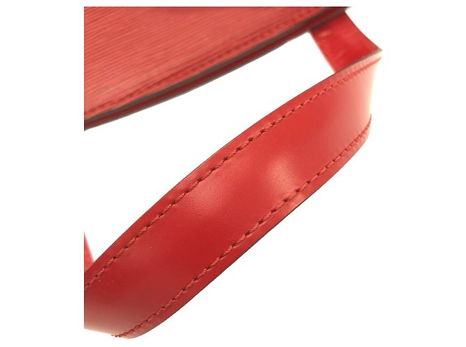 Louis Vuitton Saint Jacques Epi Handtasche Rot - Ansicht 9