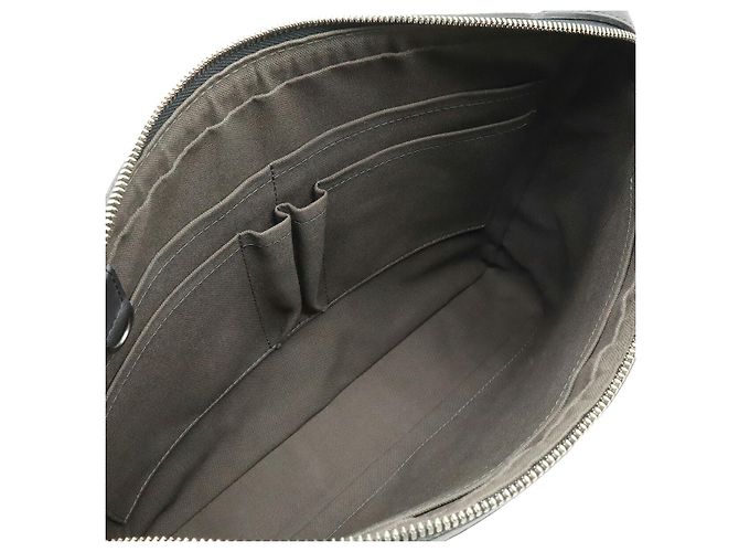Borsa Messenger Louis Vuitton Damier Infini Calypso MM Nero - vista 7
