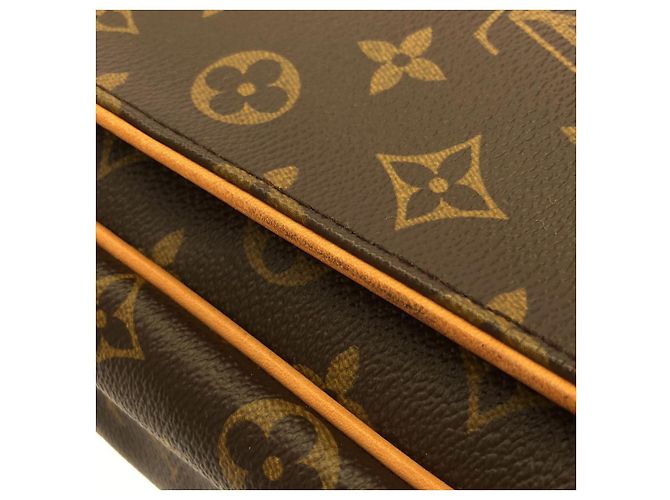 Borsa a Spalla Monogram Louis Vuitton Marrone - vista 7