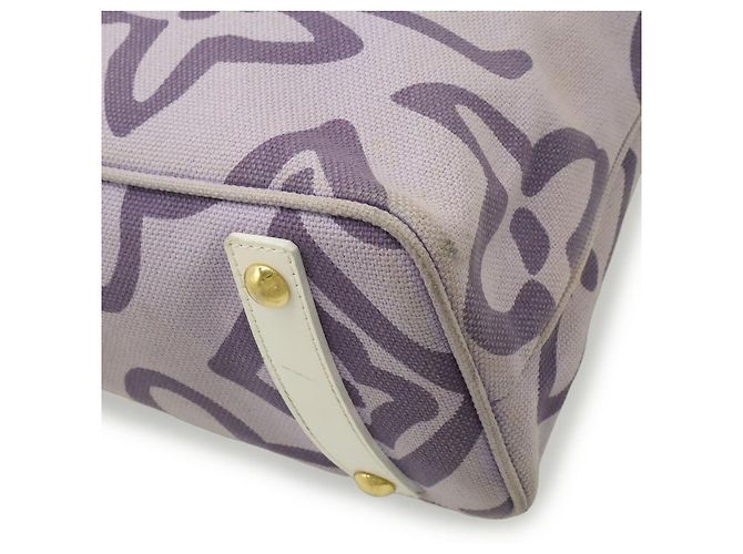 Louis Vuitton Trot PM Canvas Tote Bag Lila - Ansicht 3
