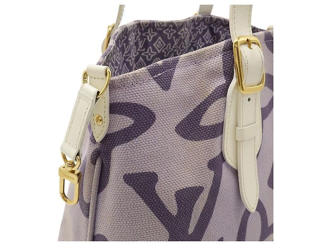 Louis Vuitton Trot PM Canvas Tote Bag Lila - Ansicht 6