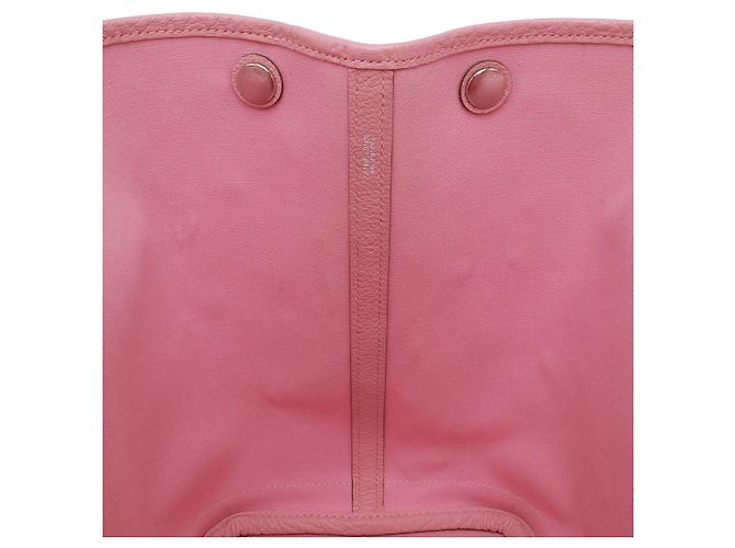 Borsa a spalla Garden di Hermès in pelle rosa - vista 8