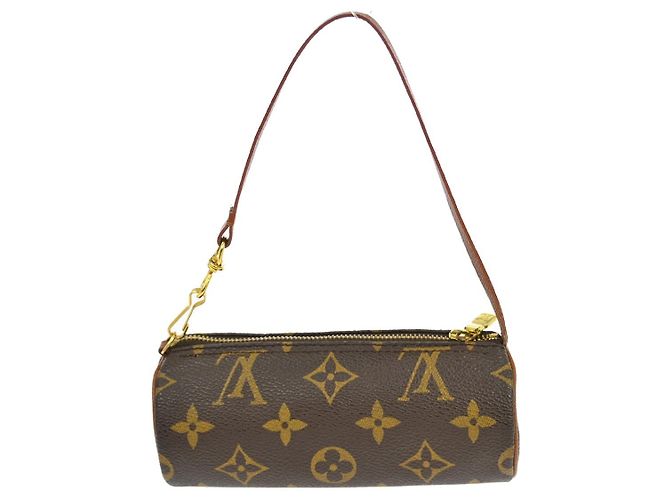 Pochette Papillon Mini in Tela Monogram Louis Vuitton Marrone - vista 2