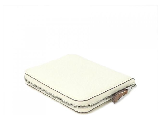 Silk In Cartera de seda Epsom Hermès BRIDES DE GALA FANTOME POIS Blanco - vista 2