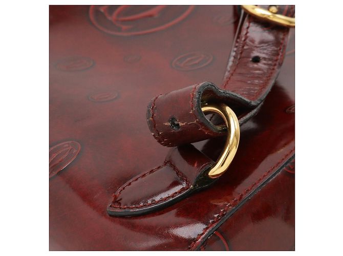 Zaino in pelle Cartier Buon Compleanno Marrone - vista 6