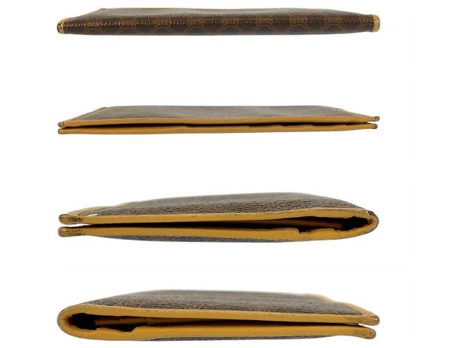 Céline Celine Macadam Brown PVC Long Wallet - view 10