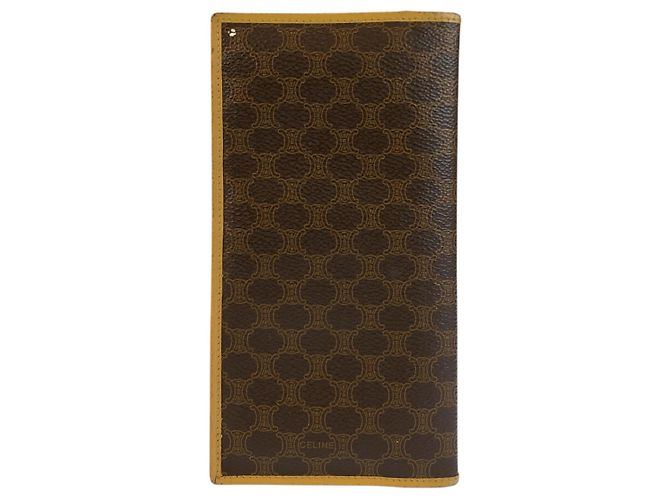 Céline Celine Macadam Brown PVC Long Wallet - view 2