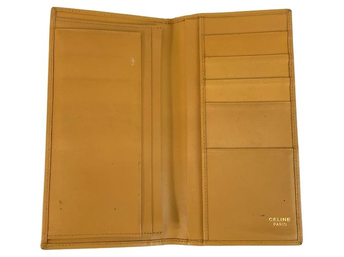 Céline Celine Macadam Brown PVC Long Wallet - view 8