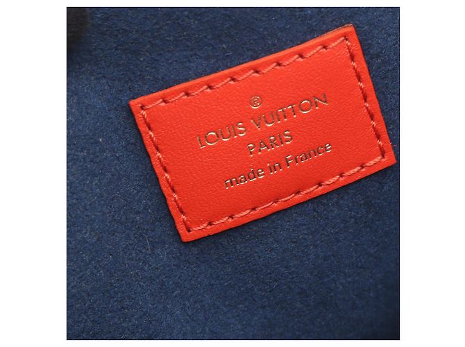 Louis Vuitton Monogram Prägung Leder Coussin PM Tasche Rot - Ansicht 5
