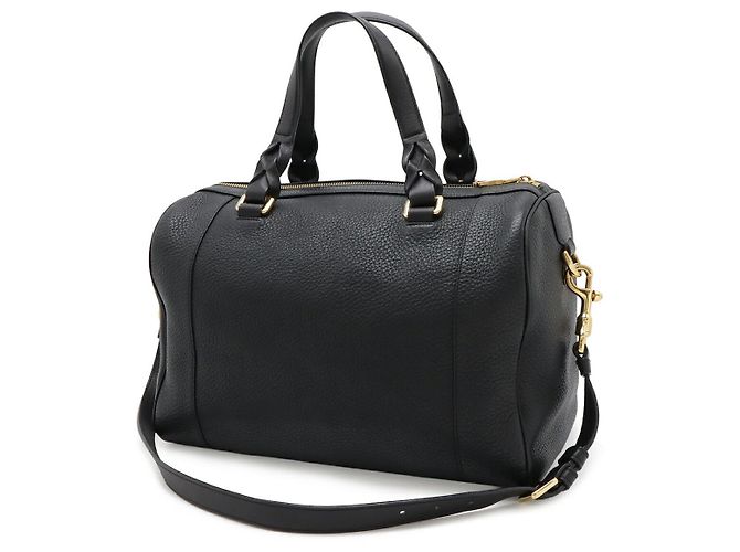 Bolsa Loewe Fusta 31 em couro 2WAY Preta Preto - vista 2