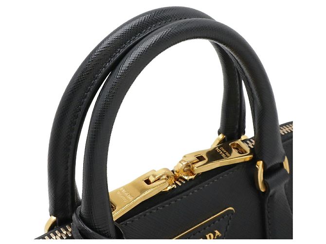 Bolsa de mão Prada em couro com logo triangular Promenade - vista 5