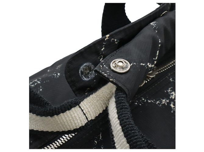 Borsa Boston della linea da viaggio in nylon di Chanel Nero - vista 4