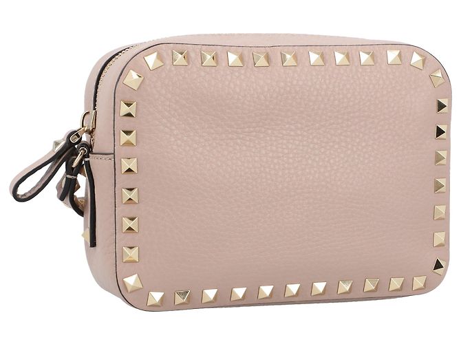 Valentino Garavani Borsa a tracolla Valentino Rockstud Marrone Beige - vista 2