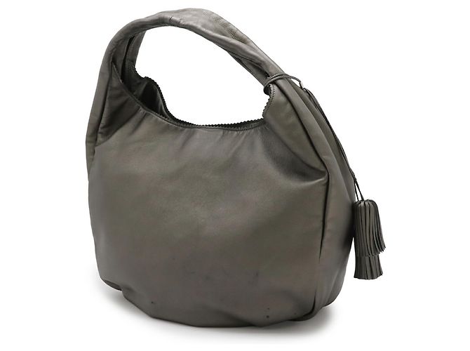 Borsa a Spalla Loewe Viento 30 Anagram Argento - vista 3
