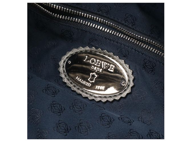 Borsa a Spalla Loewe Viento 30 Anagram Argento - vista 9