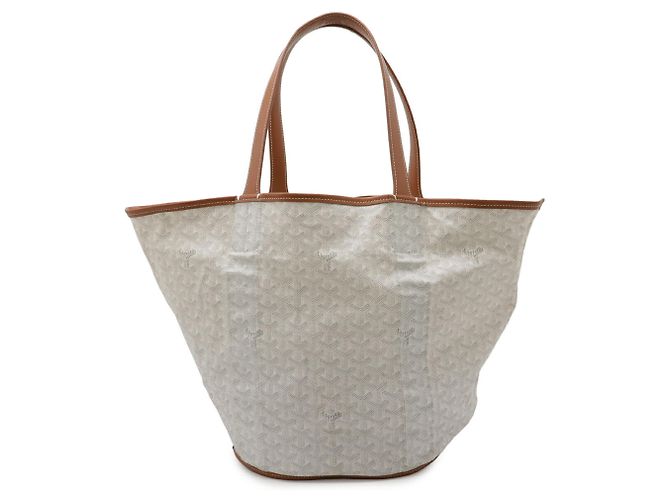 Goyard Bellara Handtasche Braun Weiß - Ansicht 2